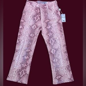 Parasuco Snake Print Capri Jeans